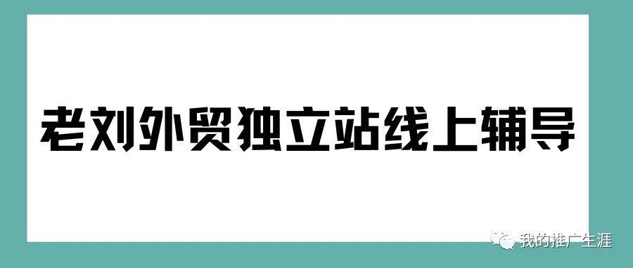 2024年老刘跨境独立站线上课程