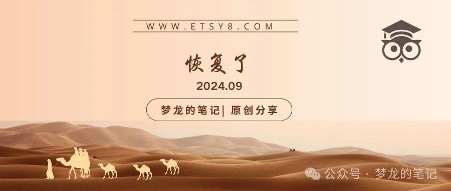 Etsy 平台 大陆店 终于又恢复了