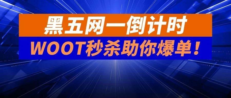 亚马逊大促不给力，卖家库存积压飙升，别急！黑五网一将至！Woot 助力卖家抢占先机，独家案例揭秘爆单方法！