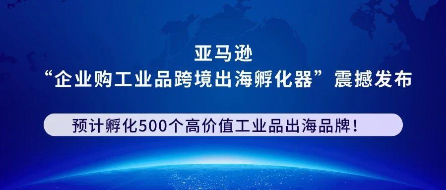 亚马逊“企业购工业品跨境出海孵化器”震撼发布，预计孵化500个高价值工业品出海品牌！